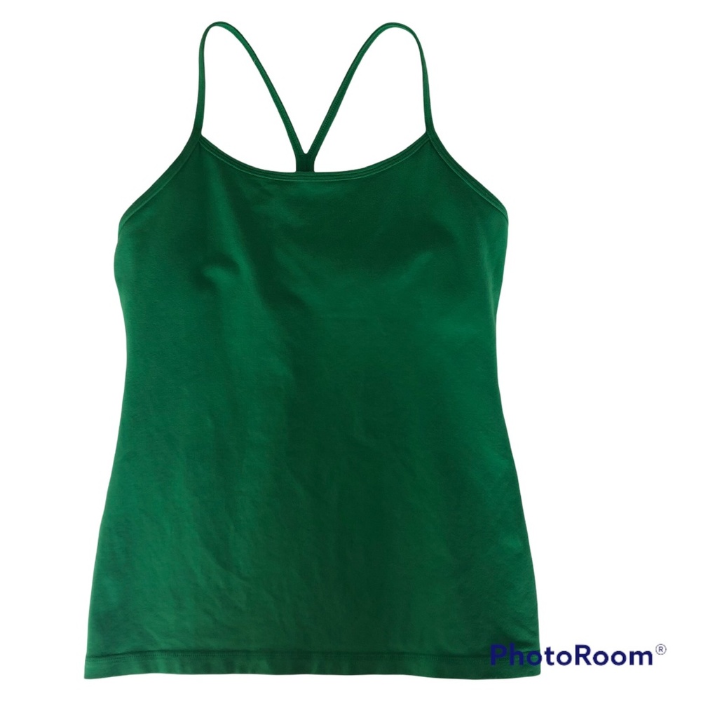 Lululemon Women's Power Y Tank Green Size 8